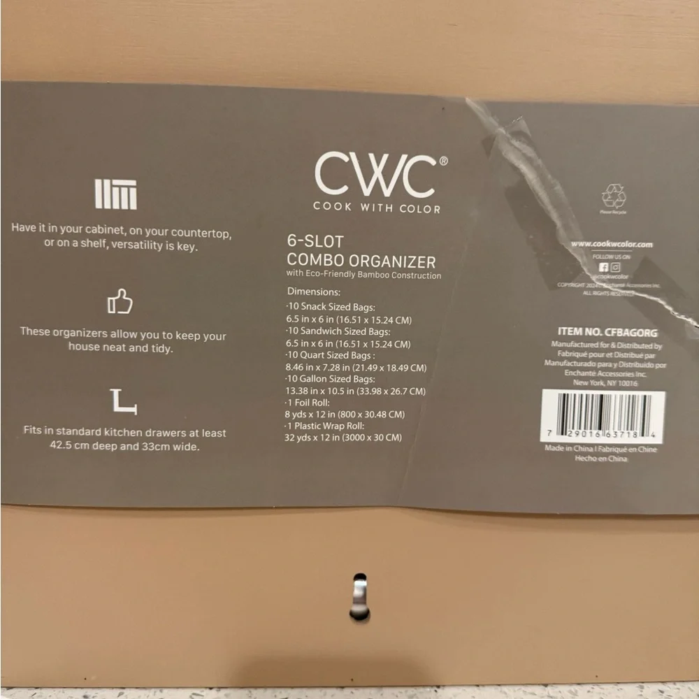 CWC 6-Slot Combo Organizer - Picture 2 of 9
